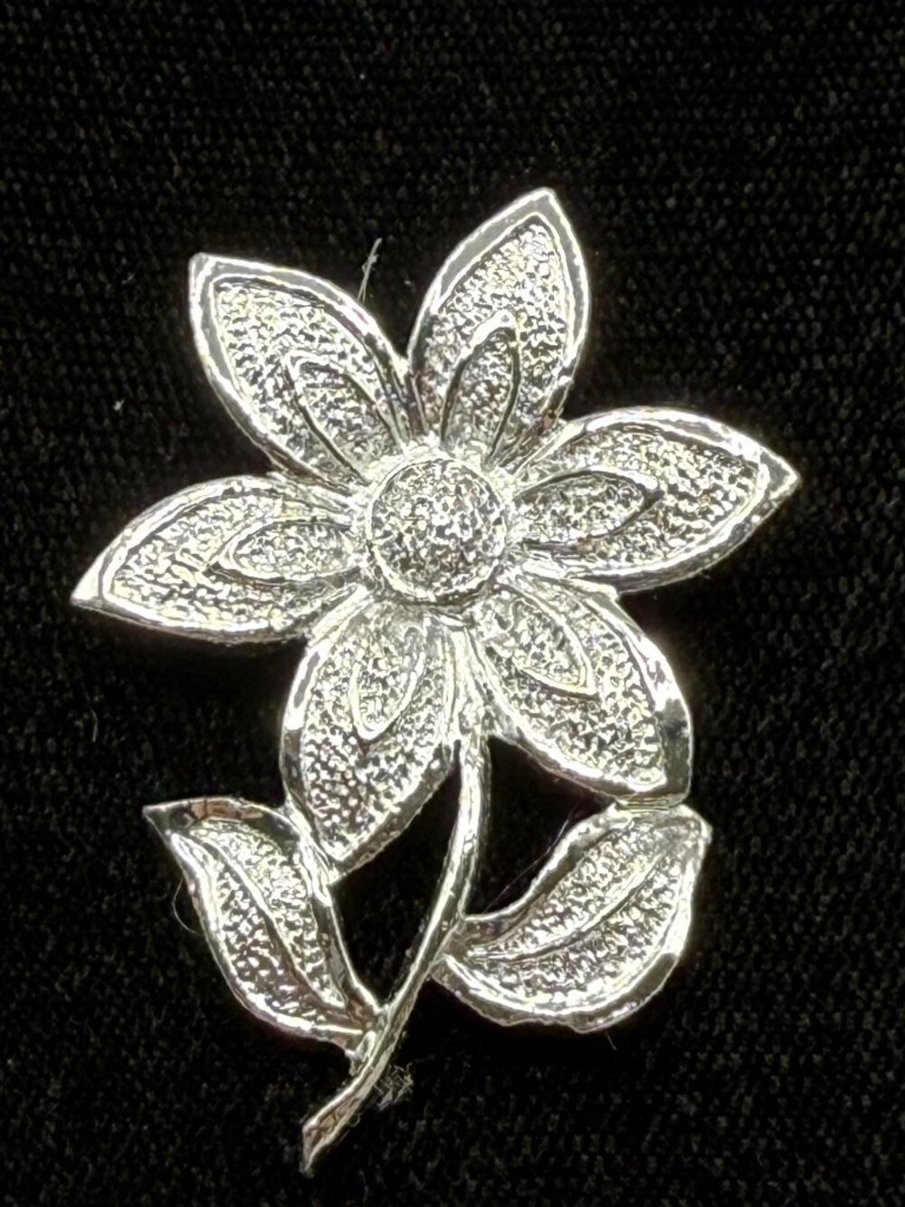 Vintage Gerry's Silver Flower Pin